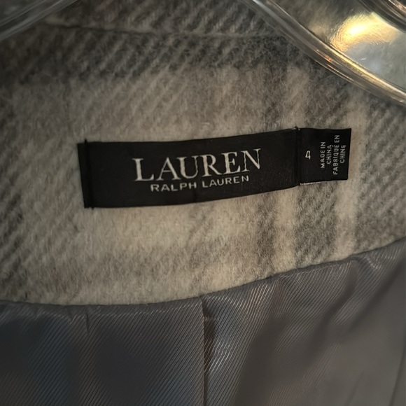 🩶 NWT Ralph Lauren Plaid Peacoat 🩶 - Picture 8 of 12